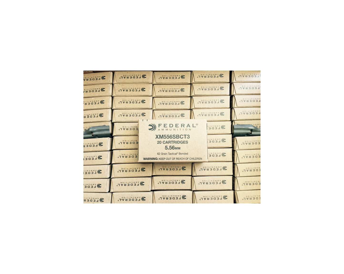 5.56 62GR Federal Tactical Bonded (XM556SBCT3)