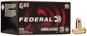 45 ACP 230GR American Eagle FMJ (AE45A100)