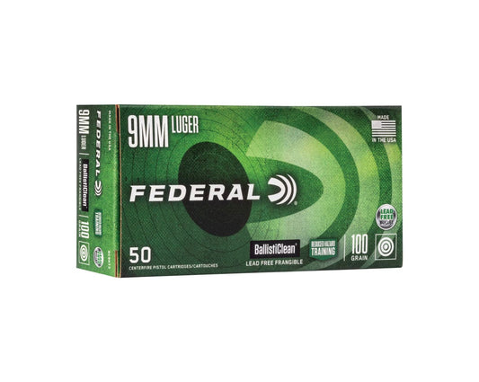 9mm 100GR Federal Ballisticlean RHT Frangible (BC9NT3)