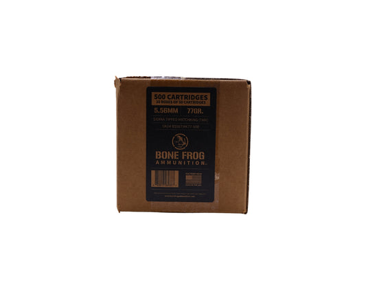 5.56 77GR Bone Frog Ammunition® Sierra Tipped MatchKing (TMK)(B556TMK77)
