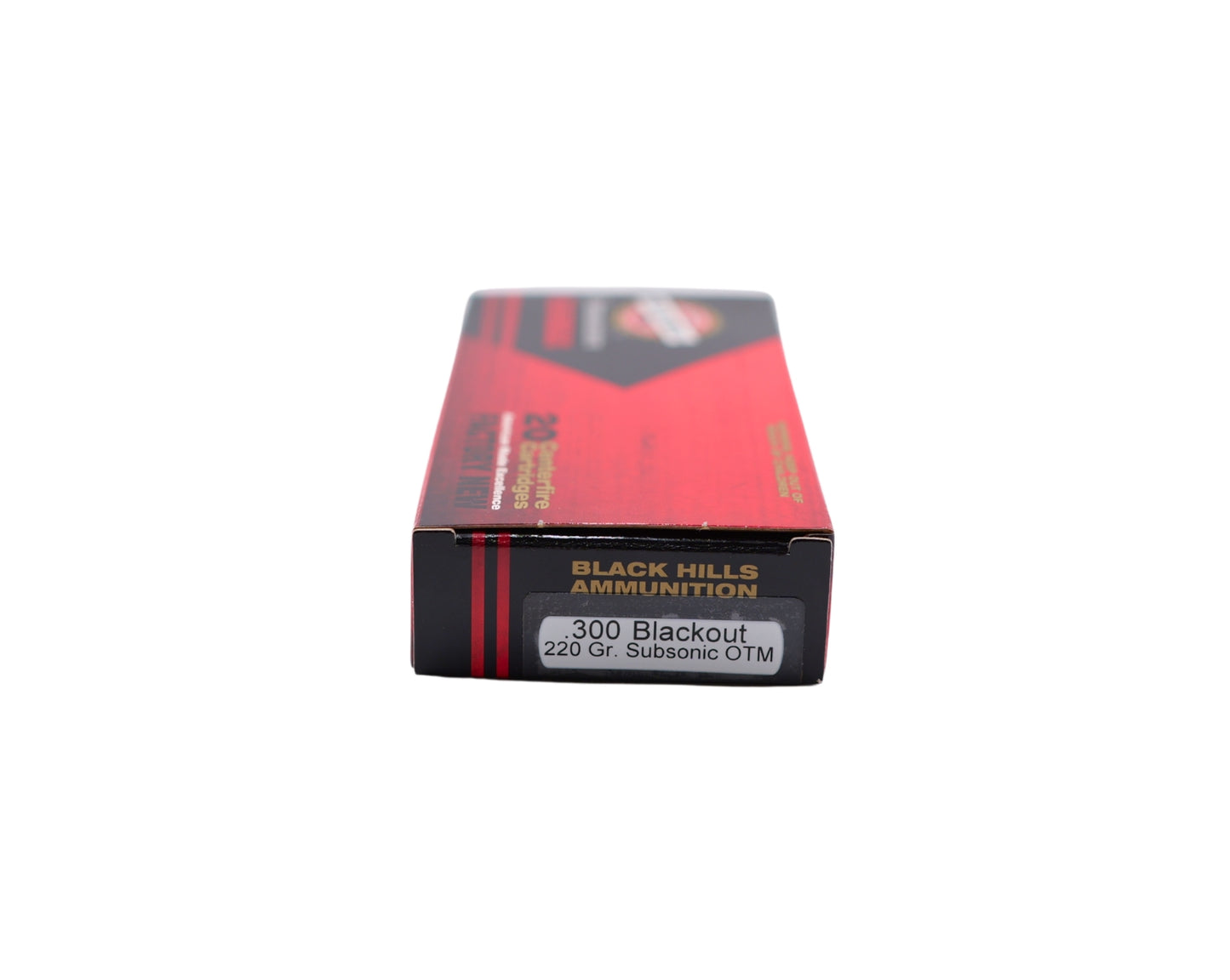 300 Blackout 220GR Black Hills OTM Subsonic (D300WHISPERN2)