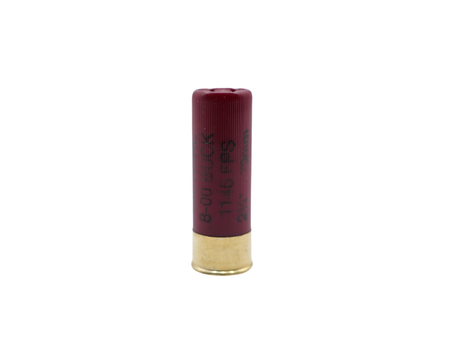 A shell of 12GA Federal Tactical 00BuckShot 8 Pellet with FliteControl Wad 2 3/4 (LE133 00) at BFA.