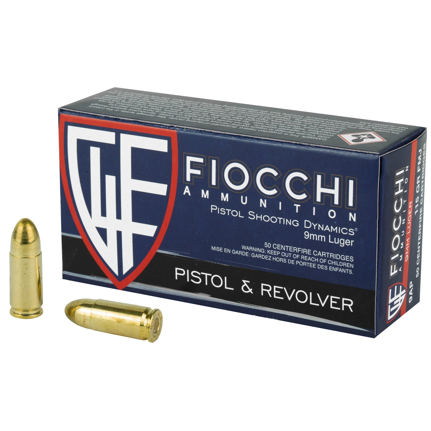 9MM 115GR Fiocchi FMJ (9AP)