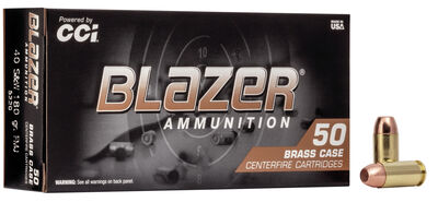40 S&W 180 GR CCI Blazer Brass FMJ (5220)
