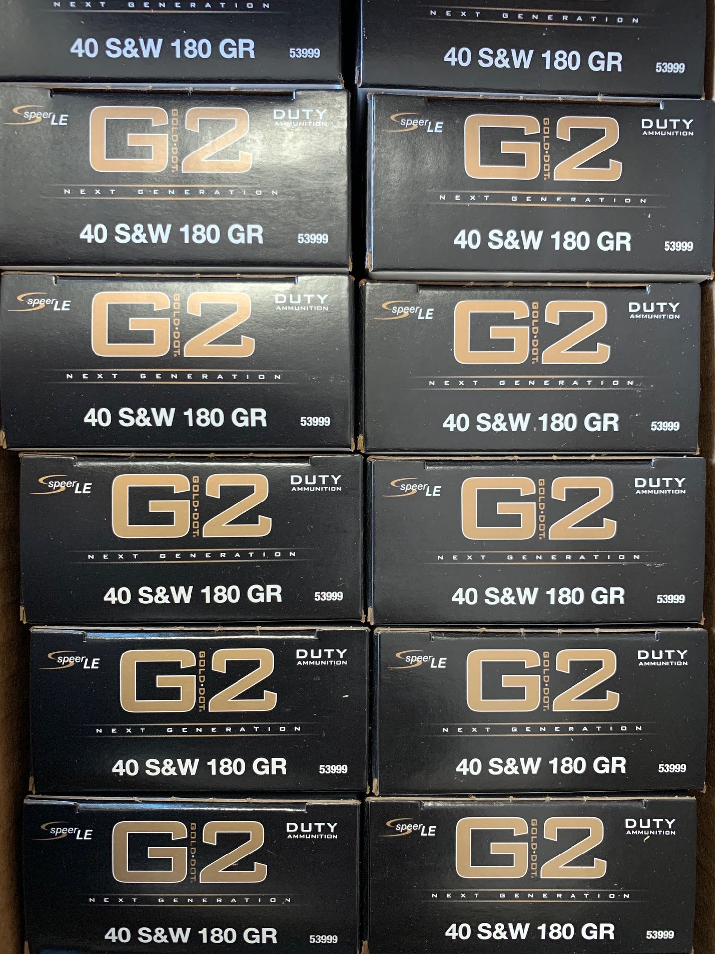 40 S&W 180GR SPEER Gold Dot G2 (53999)