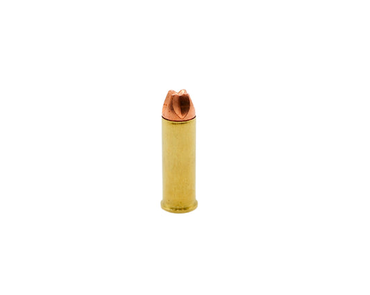 Picture of a round of 44MAG 160GR Black Hills Honey Badger (D44MN5) at Bone Frog Ammunition 