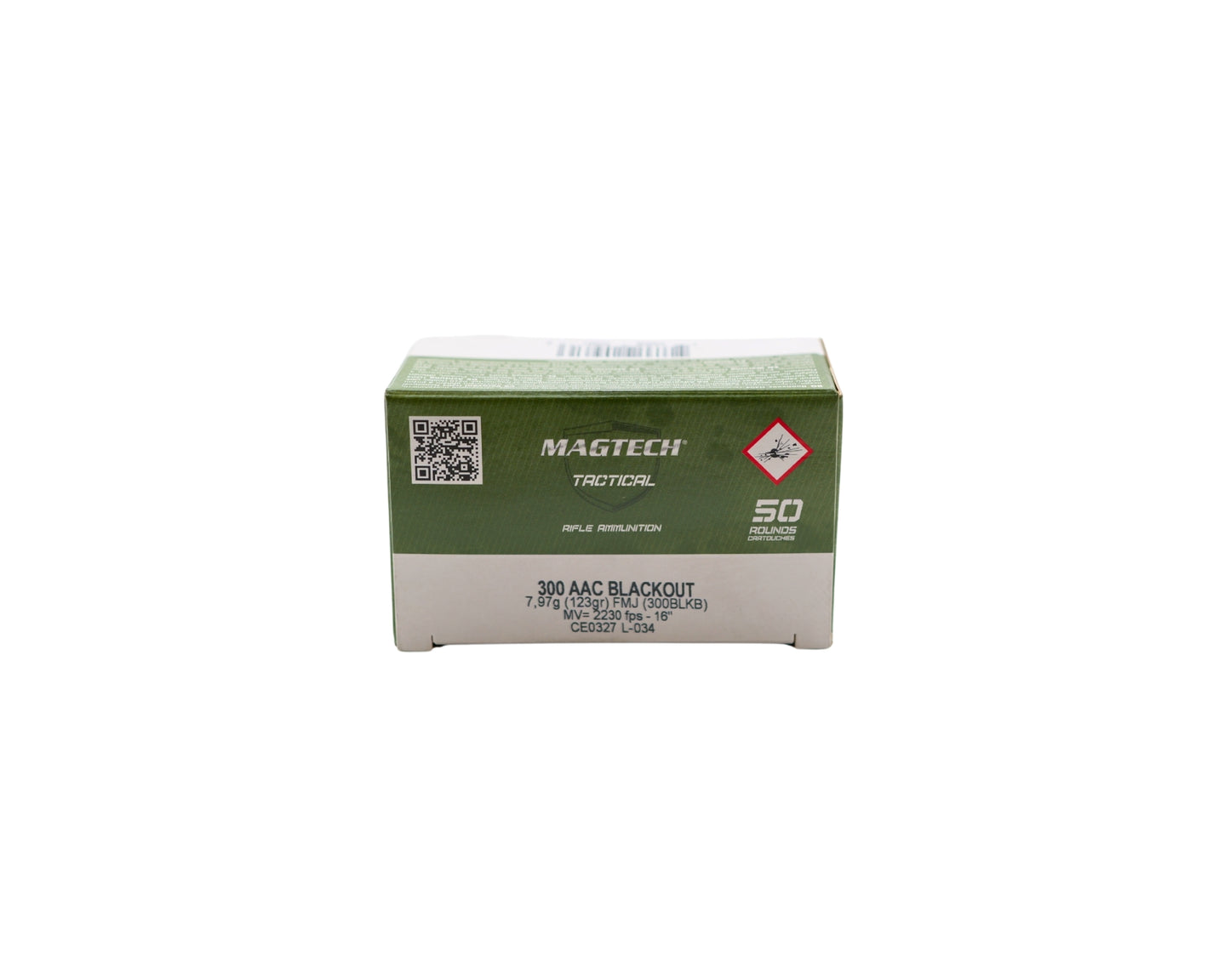 300 Blackout 123GR MagTech FMJ (MAGT300BLKB)