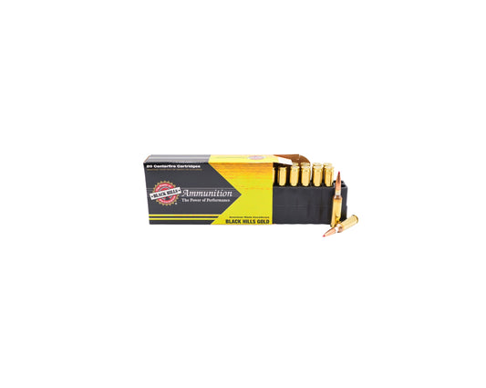 Picture of 20 RD Box with Rounds of 6.5 Creedmoor 147GR Black Hills Gold Hornady ELD-M (1C6.5CREEDMOORBHGN2) at Bone Frog Gun Club