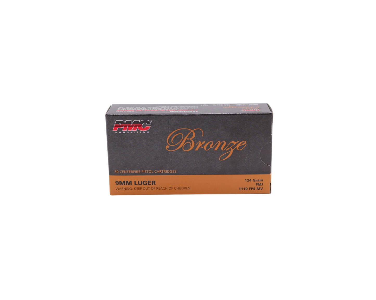 Picture of 50 Round Box of PMC 9MM 124GR FMJ (9G) at Bone Frog Ammunition