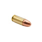 Picture of the side view of a round of 9MM 147GR PMC BRONZE FMJ (9H) at Bone Frog Ammunition 