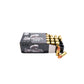 Picture of Side View of 20 round box displaying rounds of Black Hills D9N1120 9mm 125 GR - Bone Frog Gun Club