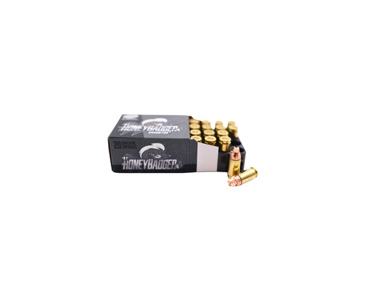 Picture of 20 RD Box with rounds of 9mm 100GR Black Hills Honey Badger +P (D9N1320) - Bone Frog Gun Club