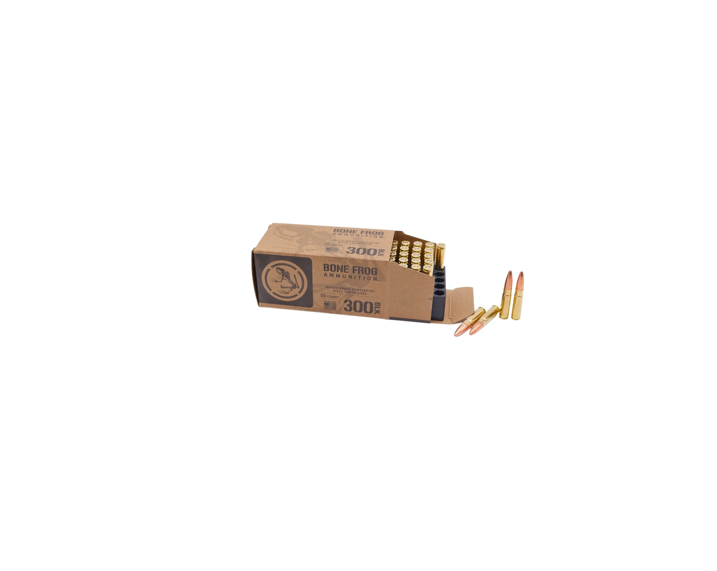 300 Blackout Subsonic 200GR Bone Frog Ammunition™ FMJ-BT (B300BLKFMJSUB200)