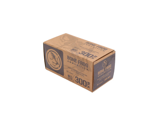 Picture of 50 RD box of 300 Blackout 110GR Bone Frog Ammunition™ Barnes TAC-TX (B300BLKTACTX110)  at Bone Frog Ammunition 