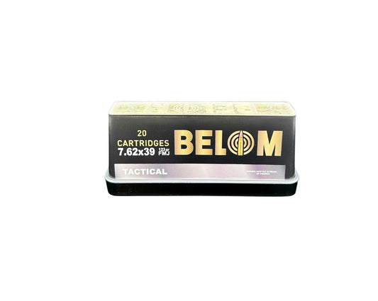 7.62x39mm 123GR Belom FMJ (BELOM76239)