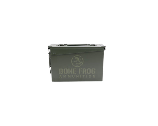 Picture of a Bone Frog Ammunition Etched Ammo Can at Bone Frog Ammunition