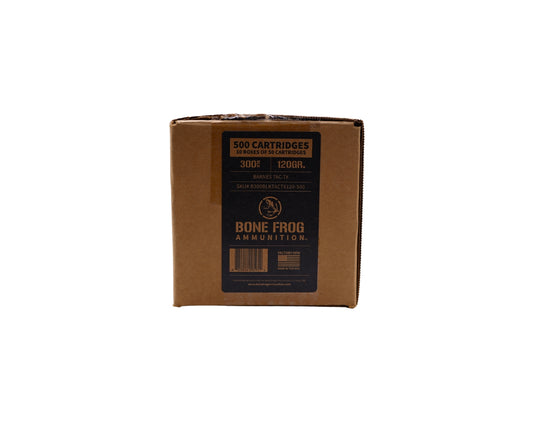 300 Blackout 120GR Bone Frog Ammunition® Barnes TAC-TX (B300BLKTACTX120)