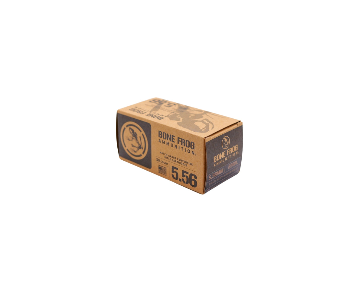 5.56 85GR Bone Frog Ammunition® Barnes Match Burner OTM BT (B556BMB85)
