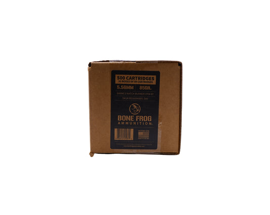 5.56 85GR Bone Frog Ammunition® Barnes Match Burner OTM BT (B556BMB85)