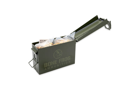 5.56 55GR Bone Frog Ammunition™ FMJ-BT sku-B556FMJ55 with ammo can