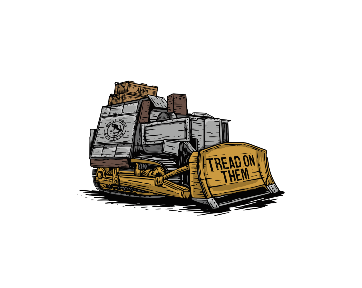 Image of BFGC Killdozer custom illustration Tread on Them