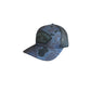 Blue Frogskin Trucker Hat at Bone Frog Gun Club side view