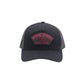 BFGC Red PVC Flag Patch Five Panel Trucker Snapback
