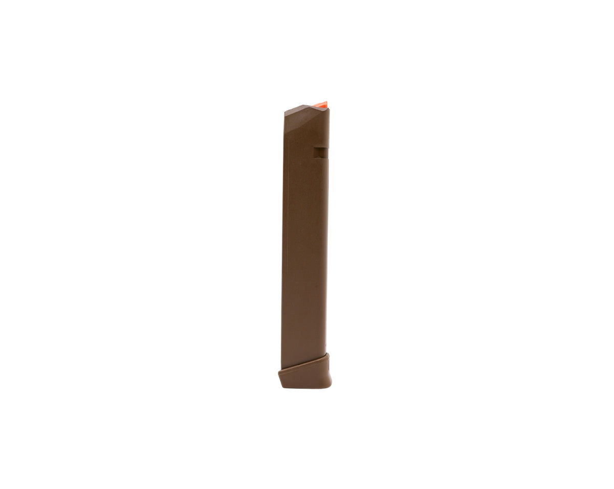 Picture of FDE Glock 17 33 RD Magazine at Bone Frog Ammunition