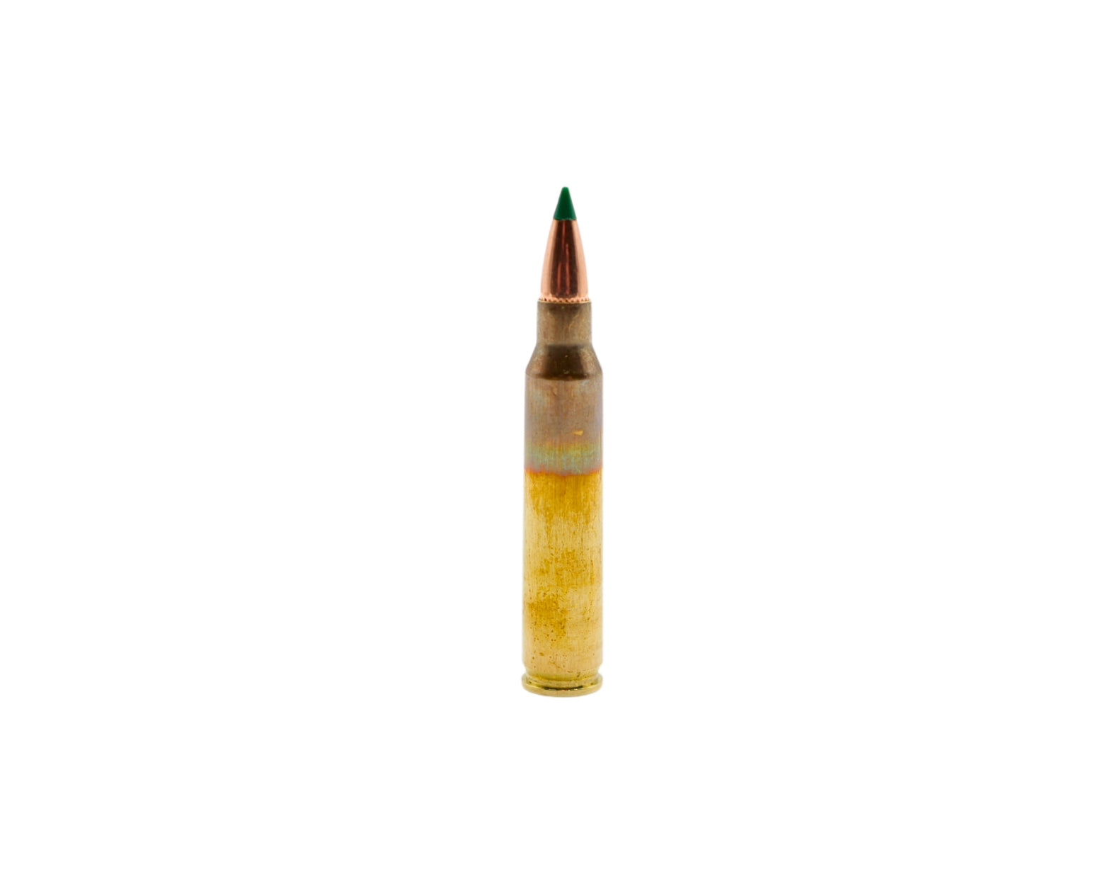 Picture of a round of 5.56 77GR Black Hills Tipped Match King TMK (D556N19) at Bone Frog Ammunition 