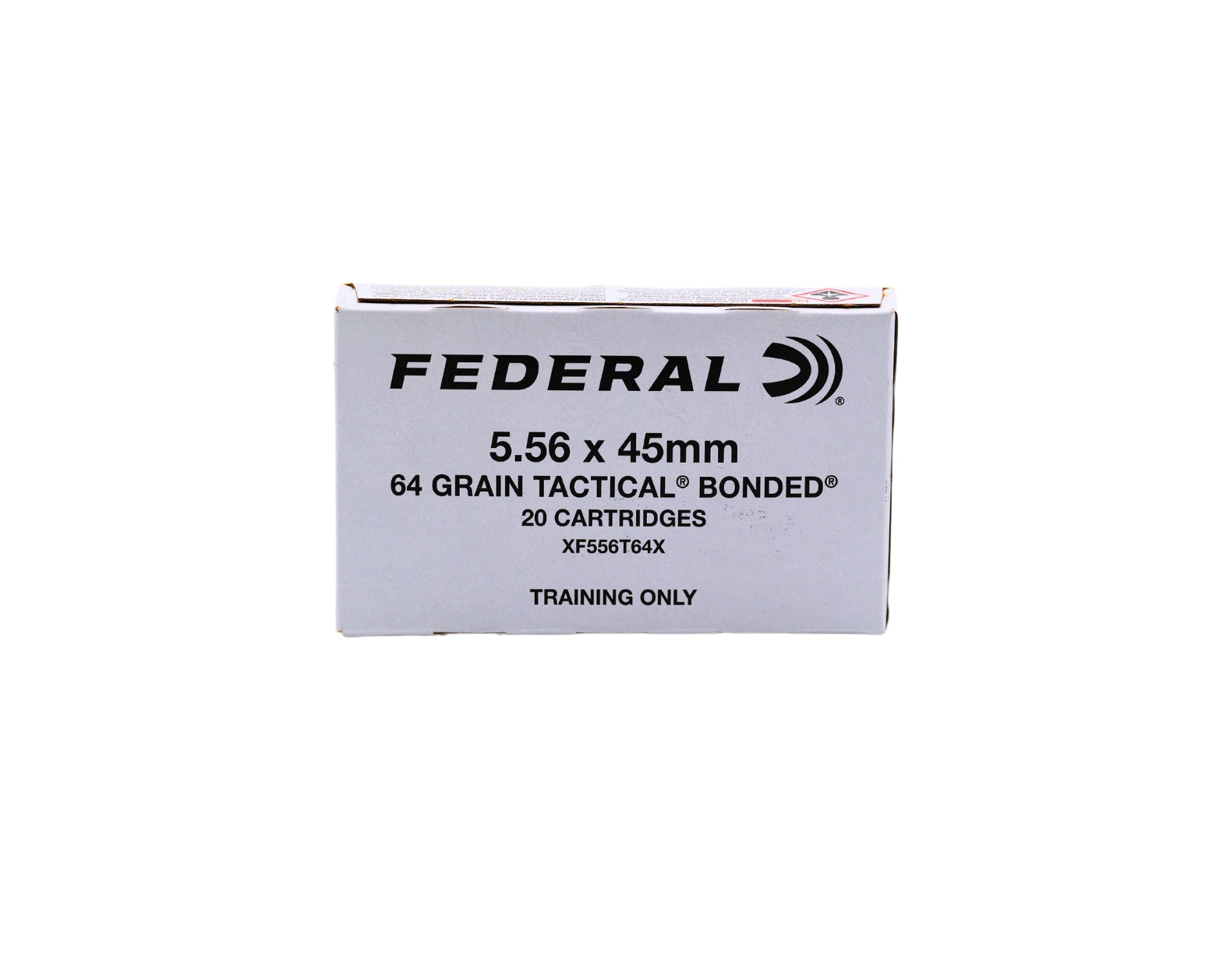 Photo of 20 Round Box 5.56 NATO 64GR Federal Tactical Bonded sku XF556T64X at Bone Frog Gun Club