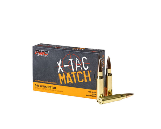 308 (7.62x51) 168GR PMC OTM Sierra Match (PMC308XM)