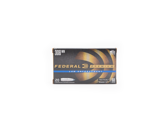 308 (7.62x51) 168GR Federal Tactical Bonded (LE308TT2)