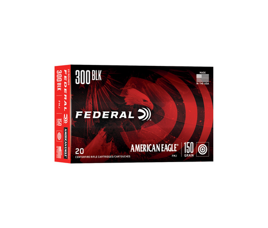 300 AAC Blackout 150GR American Eagle FMJ-BT (AE300BLK1)