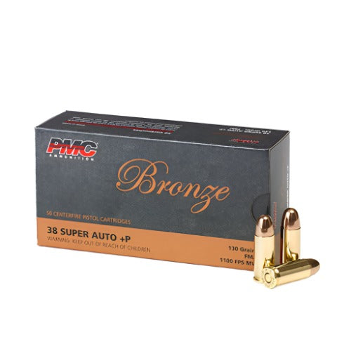 Photo of 38 Super +P 130GR PMC FMJ at Bone Frog Gun Club