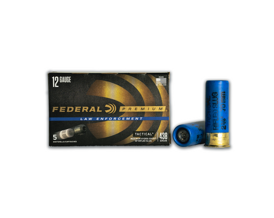 12GA FEDERAL PREMIUM TACTICAL 1OZ SLUG 2 3/4 (LE127RS) - Bone Frog Gun Club