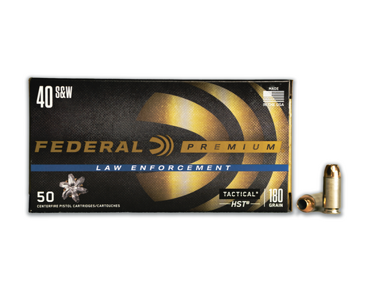 40 S&W 180GR Federal Premium Tactical HST JHP (P40HST1) - Bone Frog Gun Club